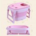 Bathtubs Freestanding Folding Tub Children Portable Insulation Children Plastic Spa Jacuzzi Family Bathroom (Color : Pink  Size : 755647cm) - B07H7K1PWX